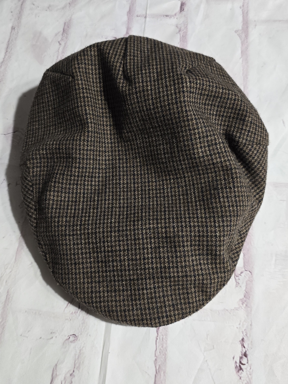 Country Gentleman Brown Houndstooth Newsboy Cap